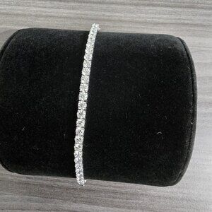 15.00Ct Lab Grown Diamond Tennis Bracelet in 14k White Gold for $4500